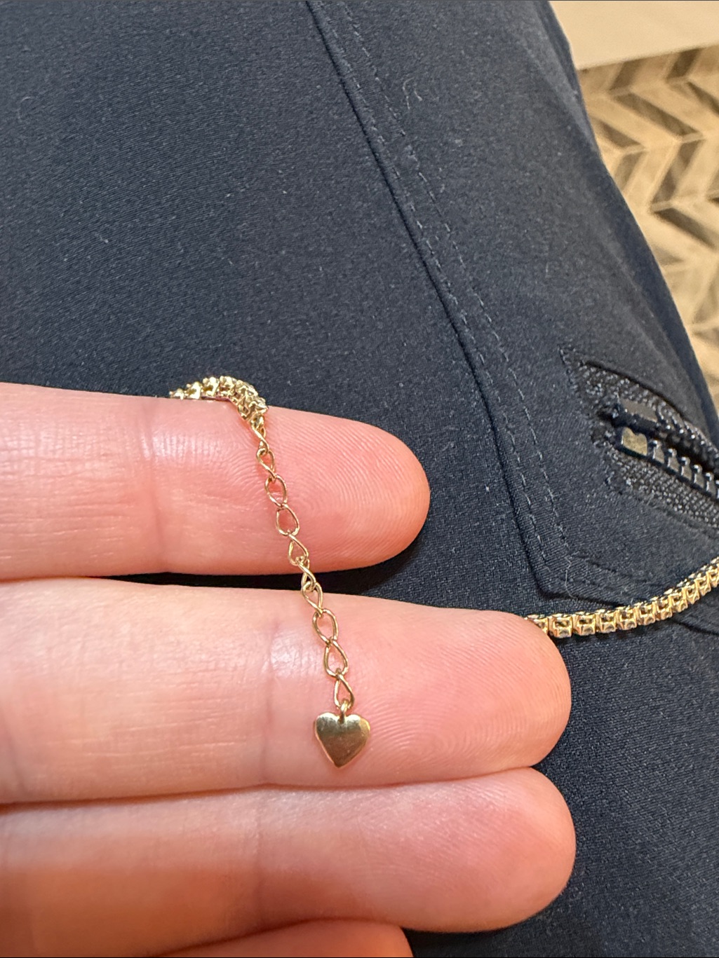 Ring Concierge Mini Yellow Gold Diamond Tennis Bracelet — image 5 of 5